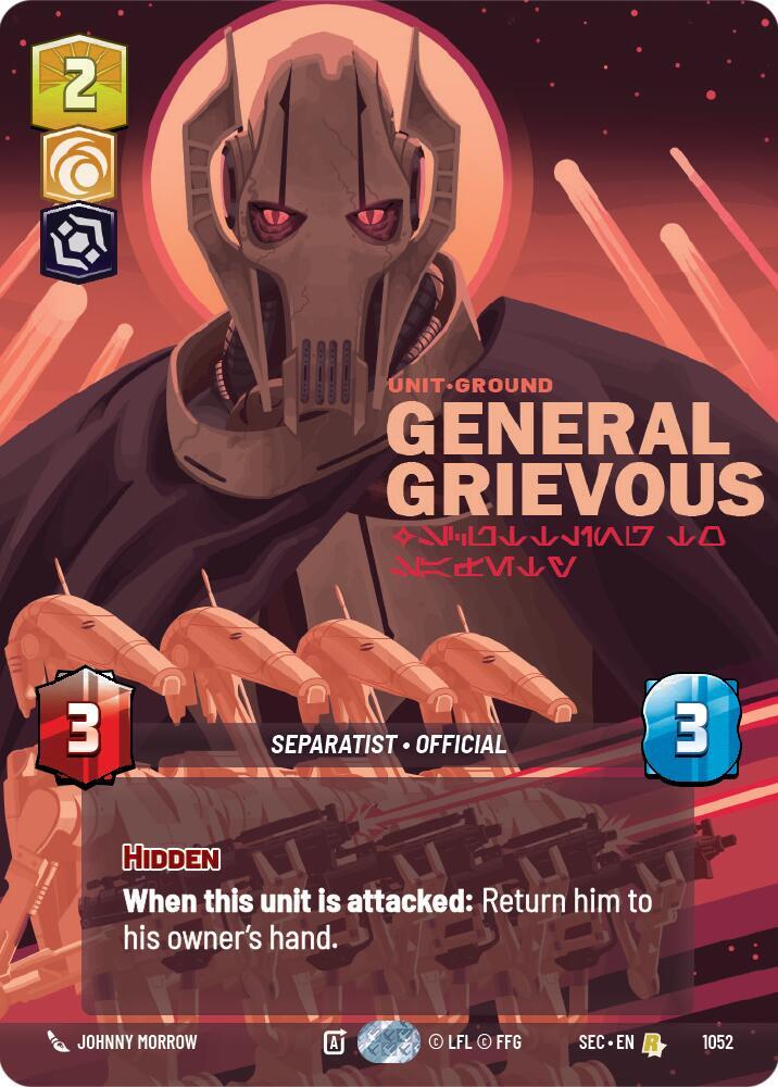 General Grievous - Scuttling to Safety (Prestige), Secrets of Power 1052