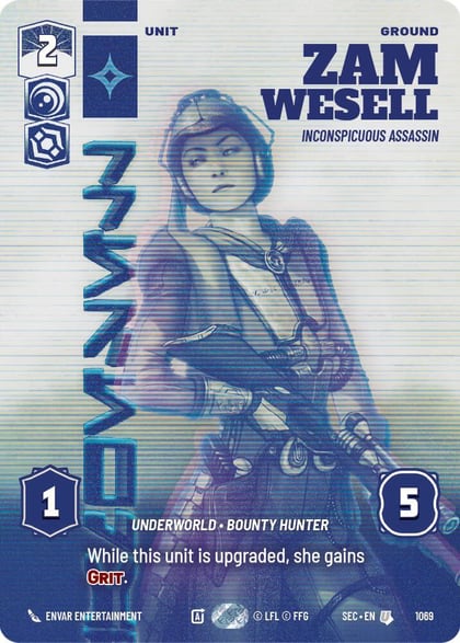 Zam Wesell - Inconspicuous Assassin (Prestige), Secrets of Power 1069