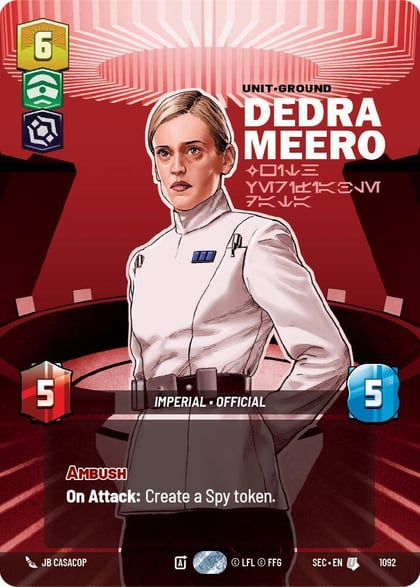 Dedra Meero - With Verifiable Data (Prestige Foil), Secrets of Power 1092