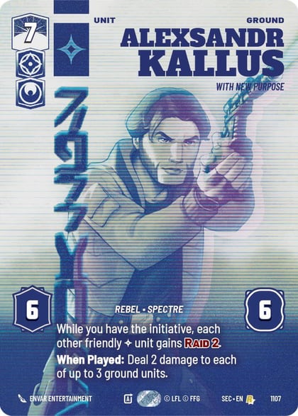 Alexsandr Kallus - With New Purpose (Prestige Foil), Secrets of Power 1107