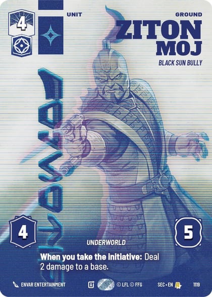 Ziton Moj - Black Sun Bully (Prestige Foil), Secrets of Power 1119
