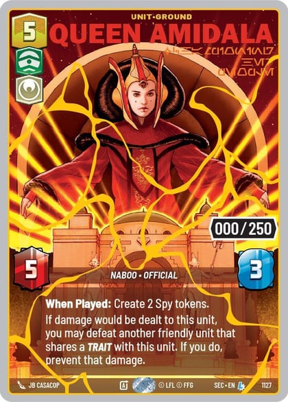 Queen Amidala - Championing Her People (Serialized) (Gold), Secrets of Power 1127