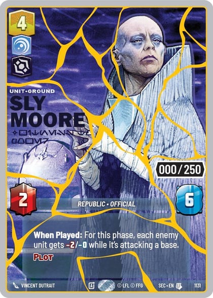 Sly Moore - Witness to Power (Serialized) (Gold), Secrets of Power 1131