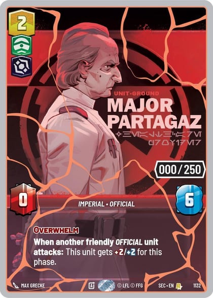 Major Partagaz - Healthcare Provider (Serialized) (Rose Gold), Secrets of Power 1132
