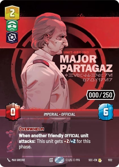 Major Partagaz - Healthcare Provider (Serialized), Secrets of Power 1132