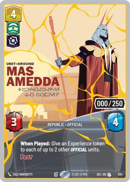 Mas Amedda - Accomplice to Power (Serialized) (Gold), Secrets of Power 1134