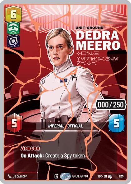 Dedra Meero - With Verifiable Data (Serialized) (Rose Gold), Secrets of Power 1135