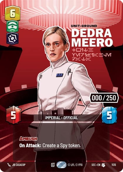 Dedra Meero - With Verifiable Data (Serialized), Secrets of Power 1135