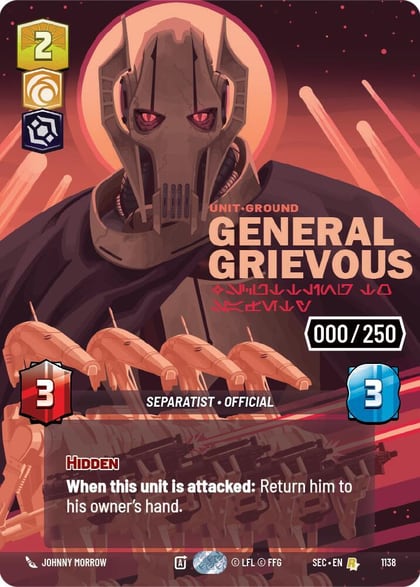 General Grievous - Scuttling to Safety (Serialized), Secrets of Power 1138