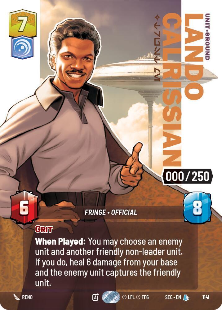 Lando Calrissian - Trust Me (Serialized), Secrets of Power 1141