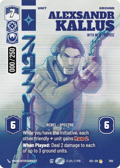 Alexsandr Kallus - With New Purpose (Serialized), Secrets of Power 1150