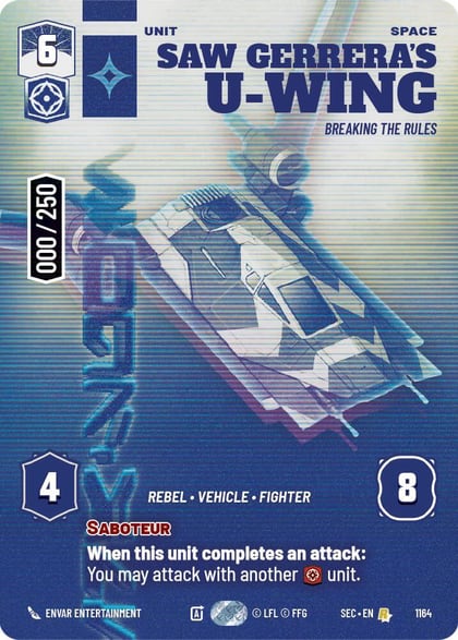 Saw Gerrera's U-Wing - Breaking the Rules (Serialized), Secrets of Power 1164