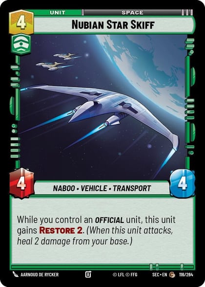 Nubian Star Skiff, Secrets of Power 116/264