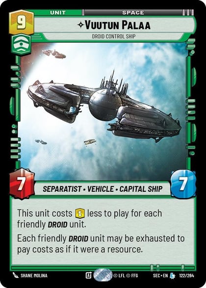 Vuutun Palaa - Droid Control Ship, Secrets of Power 122/264