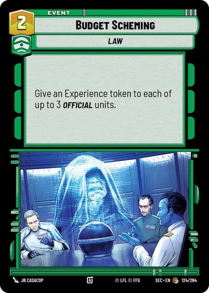 Budget Scheming, Secrets of Power 124/264