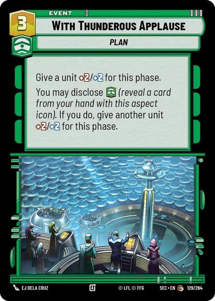 With Thunderous Applause, Secrets of Power 129/264