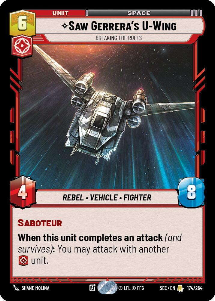 Saw Gerrera's U-Wing - Breaking the Rules, Secrets of Power 174/264