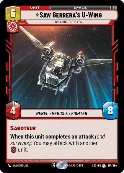 Saw Gerrera's U-Wing - Breaking the Rules, Secrets of Power 174/264