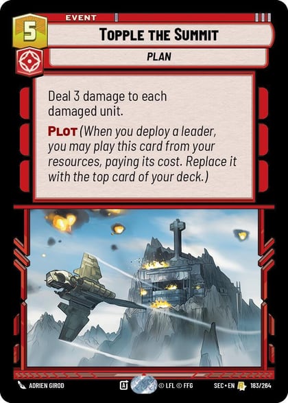 Topple the Summit, Secrets of Power 183/264