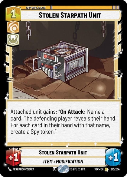 Stolen Starpath Unit, Secrets of Power 210/264