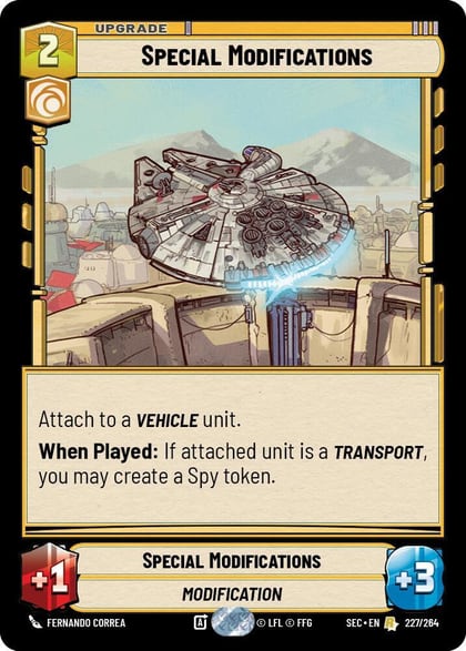 Special Modifications, Secrets of Power 227/264