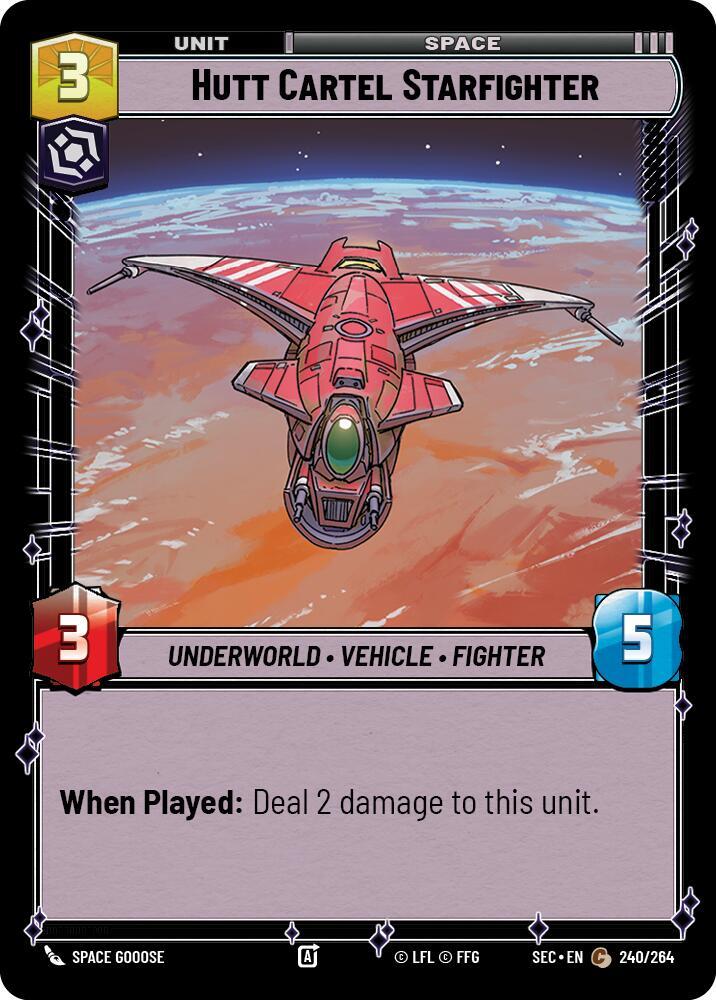 Hutt Cartel Starfighter, Secrets of Power 240/264