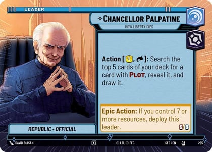 Chancellor Palpatine - How Liberty Dies (Hyperspace), Secrets of Power 265