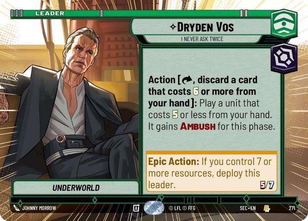 Dryden Vos - I Never Ask Twice (Hyperspace), Secrets of Power 271