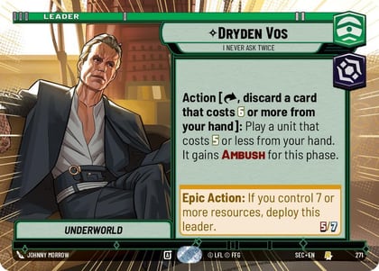 Dryden Vos - I Never Ask Twice (Hyperspace), Secrets of Power 271