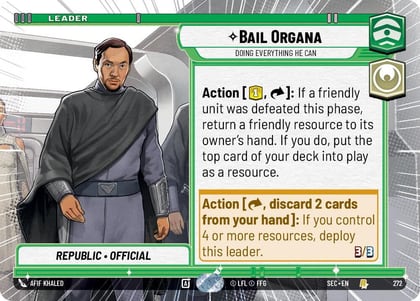 Bail Organa - Doing Everything He Can (Hyperspace), Secrets of Power 272