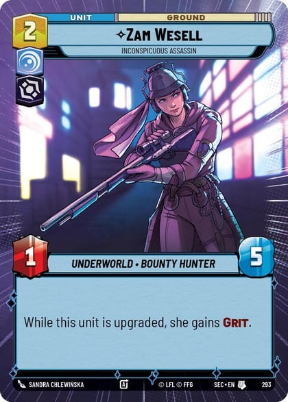 Zam Wesell - Inconspicuous Assassin (Hyperspace), Secrets of Power 293