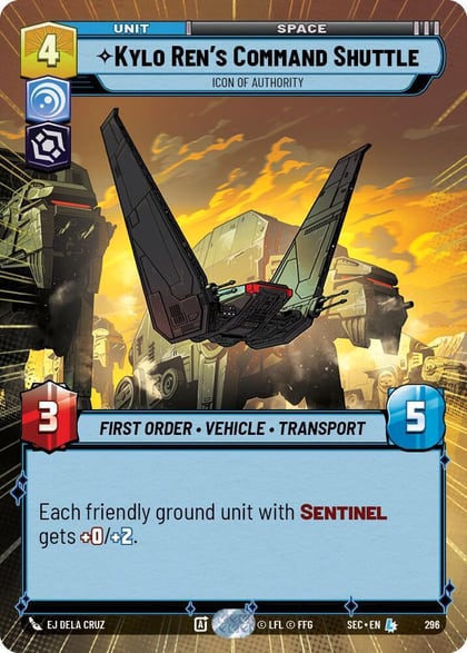 Kylo Ren's Command Shuttle - Icon of Authority (Hyperspace), Secrets of Power 296
