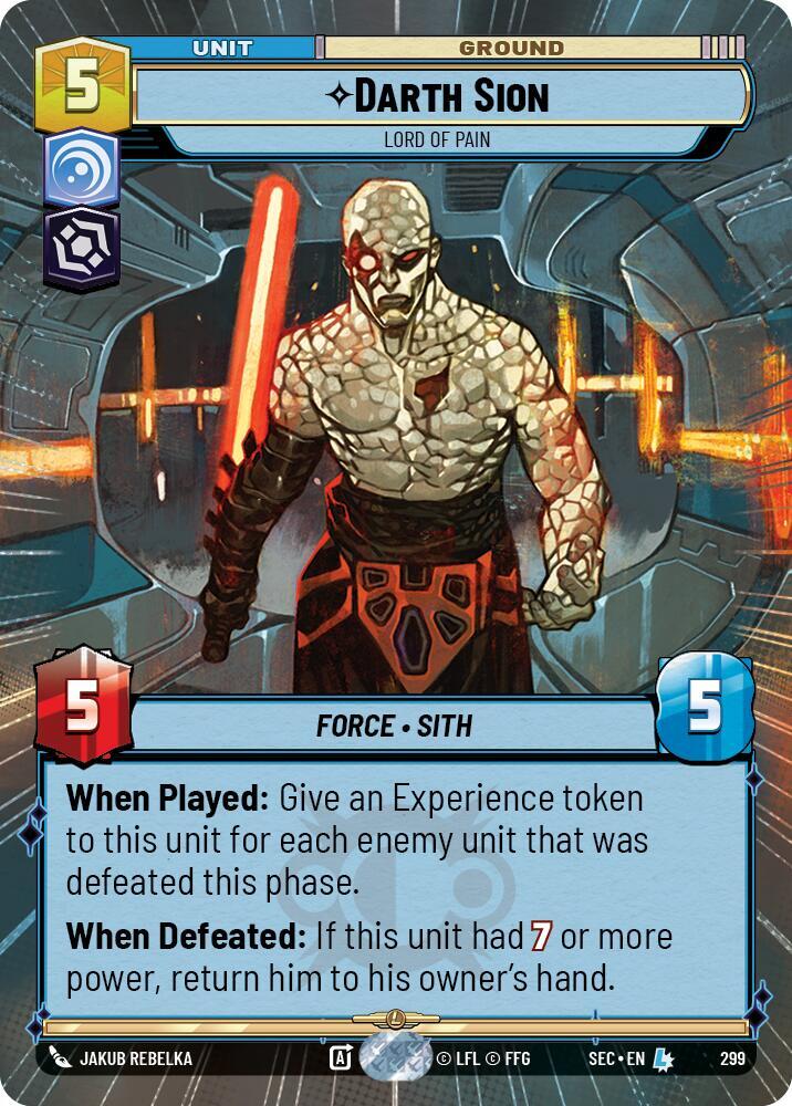 Darth Sion - Lord of Pain (Hyperspace), Secrets of Power 299