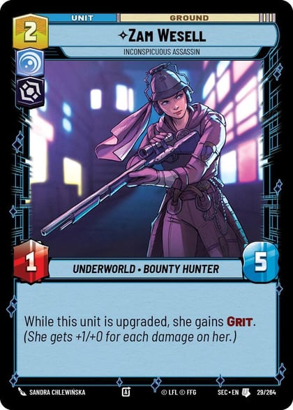 Zam Wesell - Inconspicuous Assassin, Secrets of Power 29/264