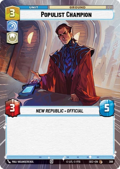 Populist Champion (Hyperspace), Secrets of Power 308