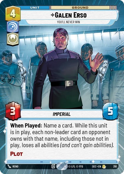 Galen Erso - You'll Never Win (Hyperspace), Secrets of Power 310