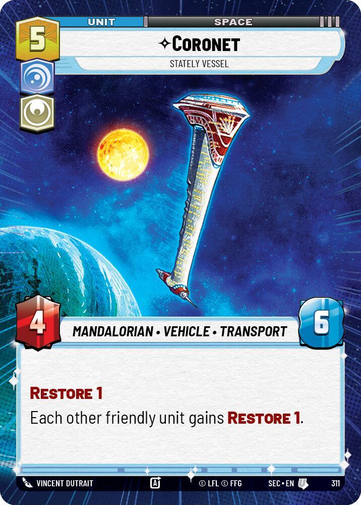 Coronet - Stately Vessel (Hyperspace), Secrets of Power 311