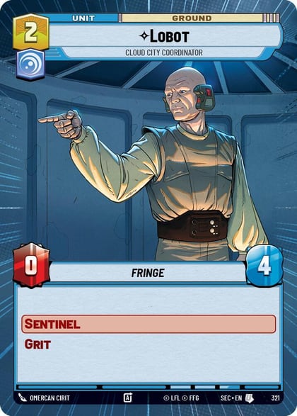 Lobot - Cloud City Coordinator (Hyperspace), Secrets of Power 321