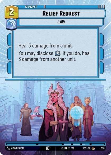 Relief Request (Hyperspace), Secrets of Power 338