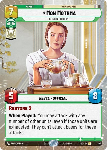 Mon Mothma - Clinging to Hope (Hyperspace), Secrets of Power 367