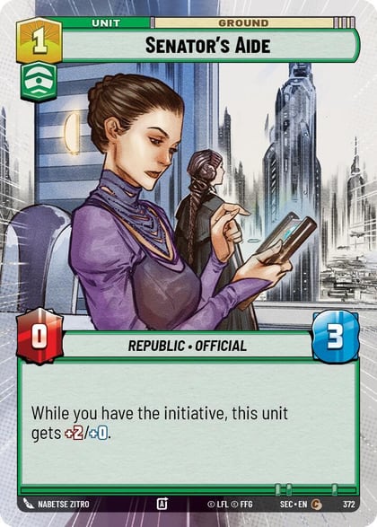 Senator's Aide (Hyperspace), Secrets of Power 372