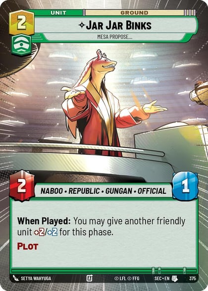Jar Jar Binks - Mesa Propose (Hyperspace), Secrets of Power 375