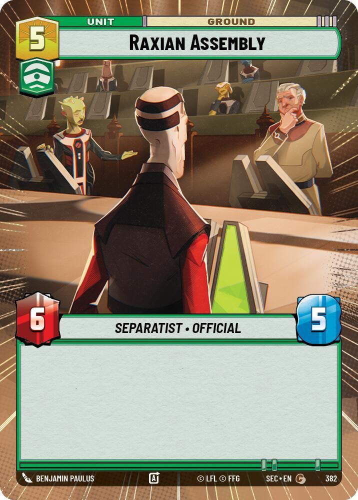 Raxian Assembly (Hyperspace), Secrets of Power 382