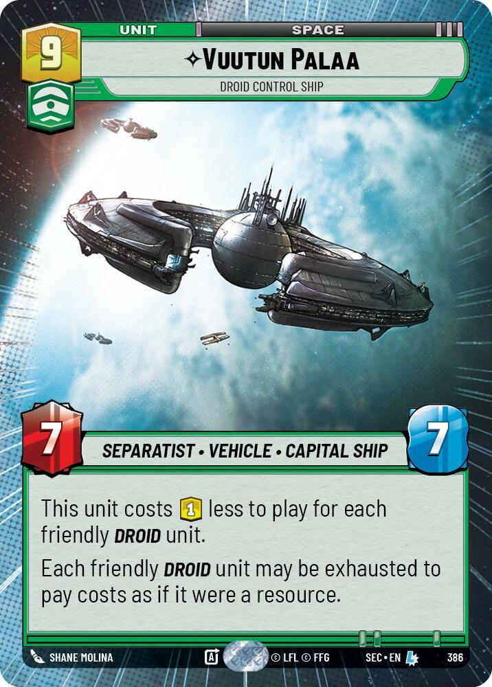 Vuutun Palaa - Droid Control Ship (Hyperspace), Secrets of Power 386