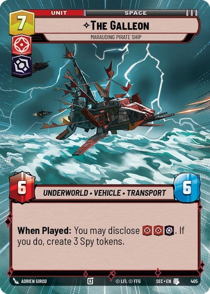 The Galleon - Marauding Pirate Ship (Hyperspace), Secrets of Power 405