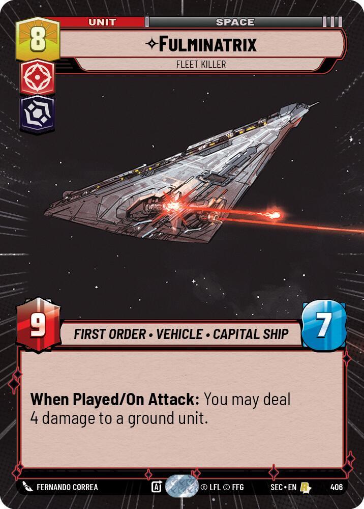 Fulminatrix - Fleet Killer (Hyperspace), Secrets of Power 406