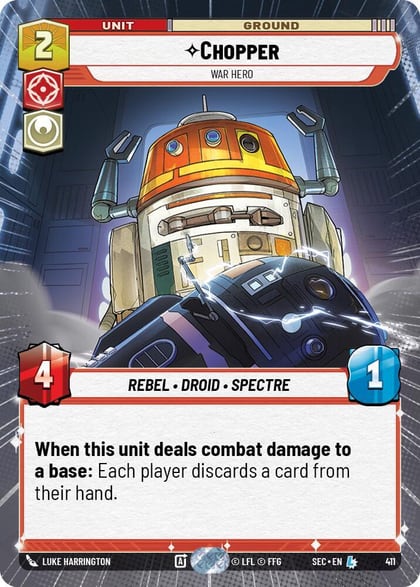 Chopper - War Hero (Hyperspace), Secrets of Power 411