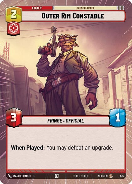 Outer Rim Constable (Hyperspace), Secrets of Power 427