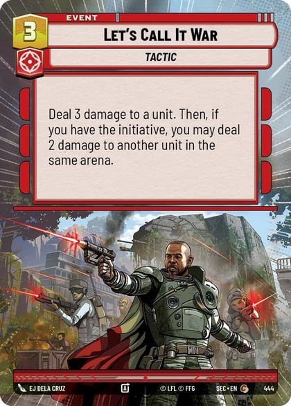 Let's Call It War (Hyperspace), Secrets of Power 444