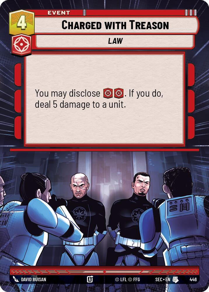 Charged with Treason (Hyperspace), Secrets of Power 446